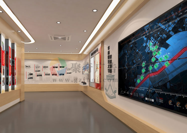 黨建文化展廳，黨建陣地—聚奇廣告